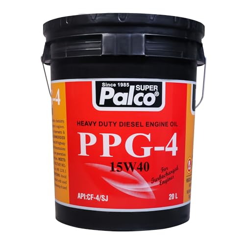 Image of PALCO PPG-4 15W40 | API:CF-4 /SJ & MB 228.1 Multigrade Engine oil for Diesel Commercial Road Transport & Off Highway Vehicles | New Generation Automotive Vehicles | 20 Litres