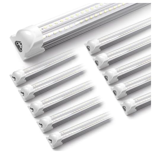 VShape 8FT LED Garage Shop Lights