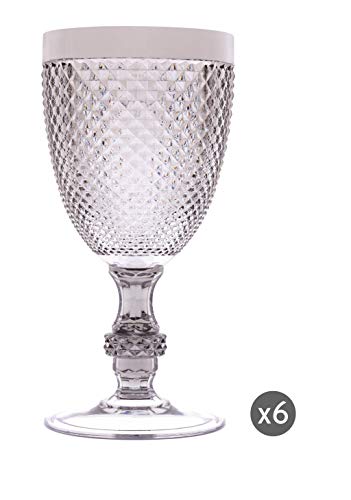 Excélsa Set 6 vasos plateados
