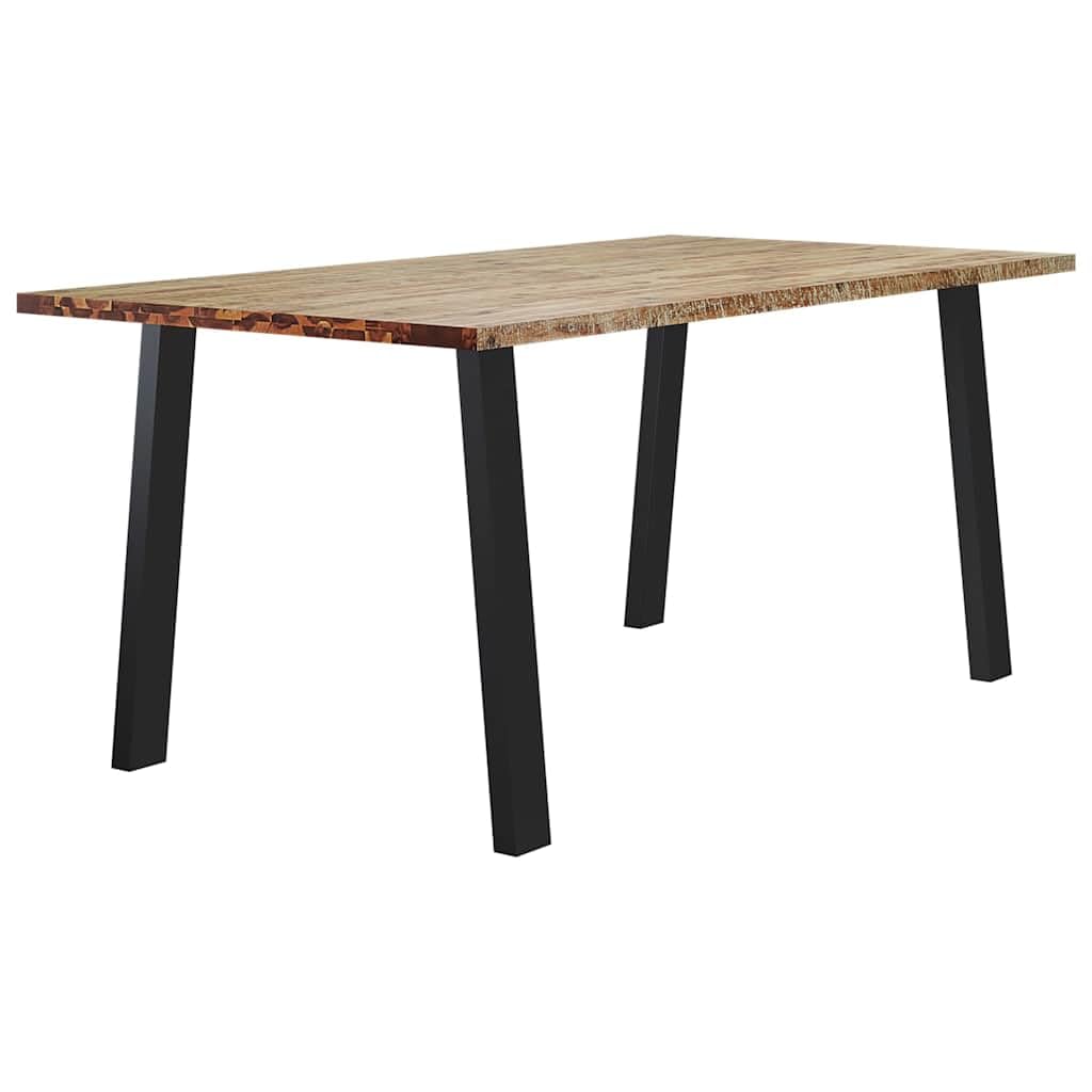 vidaXL Mesa de Comedor Madera Maciza de Acacia 150x90x75 cm
