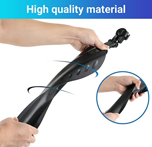 Winmoom Adjustable Bike Fender Set For 22"/24"/26"/27.5"，3 Parts-Universal Full Cover Thicken Widen Bicycle Mudguard Set Front/Rear Mud Guards Fit For Mtb Mountain Road Bike #TOP4