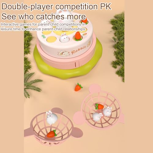 Générique Jeu de et Attrape, Jeu Musical Enfant sur Le Thème du Lapin, Activité Éducative Interactive Portable pour Divertissement Extérieur Et Voyage – Image 5