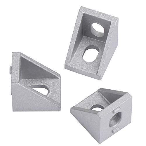 OCR 20Pcs Corner Bracket Right Angle, L Brackets Connector, 2020 Series