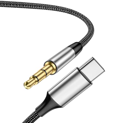 Amazon | FamGift AUX ケーブル Type-C 3.5mm 変換 ケーブル AUX