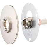 Platine de raccordement R'FIX Extérieur Confort nickelé à sertir Riquier - diamètre 16 - F...