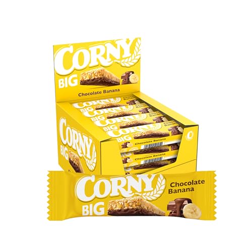 Corny Big Barritas Sin Azúcares Añadidos Chocolate y Banana, 24x50 g