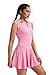 Polo Golf Tennis Dress Workout Athletic Dresses for Women Active Wear Exercise Sport Outfits with Built in Shorts Underneath Pockets 2 Piece Sets Cute Trendy Clothes Casual Summer Fall Pink Xs