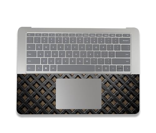 Image of MightySkins Carbon Fiber Skin Compatible with Microsoft Surface Laptop Studio 2 (2023) Full Wrap Kit - Black Wall | Protective, Durable Textured Carbon Fiber Finish | Easy to Apply | Made in The USA