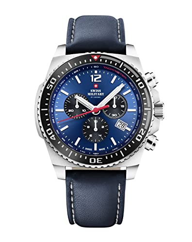 Swiss Military by Chrono SM34093.04 montre chronographe homme bracelet cuir