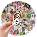 105pcs Funny Stickers for Adults, Prank Meme (Dirty) Large Sticker Pack for Bumper, Light Switch, Water Bottles, Hard Hats, Computers, Vinyl Waterproof Decals
