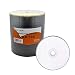 Maxtek Premium Grade White Top Surface DVD-R DVDR 16x Blank Disc, 4.7GB, 120min. 100 Pcs Pack.