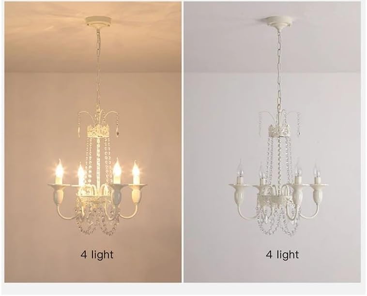 White Candle Pendant lamp for Cable Villa Living Room Bedroom Dining Table Stair Mid Century Retro Luxury Crystal Chandelier E14,luminaire