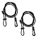 Kayak Paddle Leash 2 Pcs Safety Rod Adjustable Canoe Paddle Fishing Rod Survival Paracord Bungee Cord Safety Lanyard Strap With Snap Hook for Kayaking Securing Canoe SUP Board Rowing Surfing Cycling