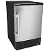 EdgeStar IB120SS Built in Ice Maker, 12 lbs, Stainless Steel and Black