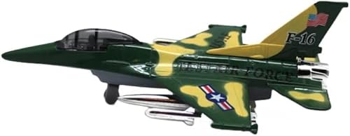 7.5" F16 Die Cast Sonic Tiger Pullback No Product Box 9800 (Green)