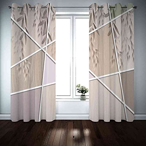 Rideau occultant enfant 200x160 cm rose géométrique à oeillets