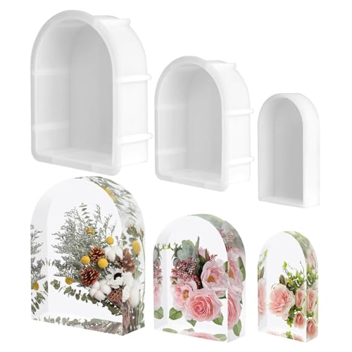 KISREL Large Resin Molds, Arch Silicone Mold for Epoxy Resin,