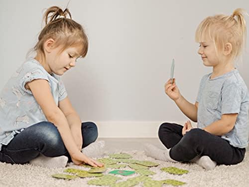 Captain Smart Memory Game Memo Dinosaurs | Educational Game For 3 Year Old Boys & Girls | 2+ Players | Puzzle, Learning toy, Gift for Children 3-9 Year