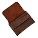 CestAntiQ, Leather Card Holder | Distressed Business Credit Wallet for Men or Women your pocket purse Brown (CQN-14)