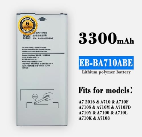 Image of THE BATTERY STORE Orignal EB-BA710ABE Battery for Samsung A7 2016 A7100 A7109 A710 A710F Battery with 6 Month Warranty** (Q183)