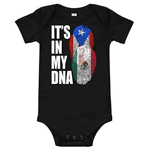 Image of Puerto Rican And Mexican Mix DNA Baby short sleeve one piece