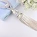 2 Pack Ice Crack Pattern Fashion Curtain Tassel Tiebacks Rope Tied Backs Strap Hanging Ball Curtain Holder Buckle