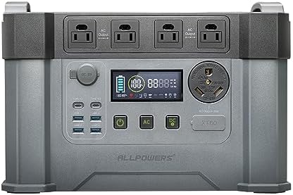 Amazon.co.jp: ALLPOWERS S2000 PRO ポータブル電源 2400W高出力 
