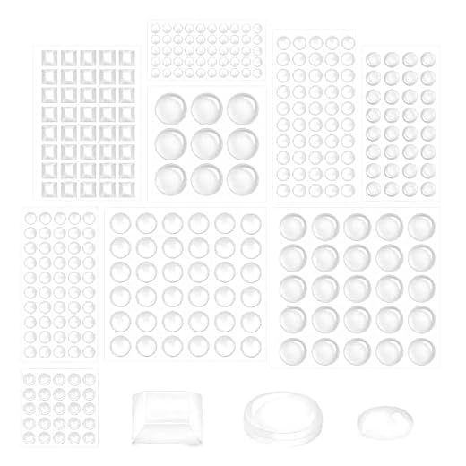 317 Pcs Lagrimas Silicona,Gotas Silicona Adhesivas, Topes Adhesivos Transparentes, Almohadilla Autoadhesiva, Pies de Goma Pad Hemisférica de Puerta de Muebles Pad