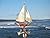 Good Directions Racing Sloop Weathervane, Pure Copper with Brass Sails (24 inch), Boat, Wind Vane