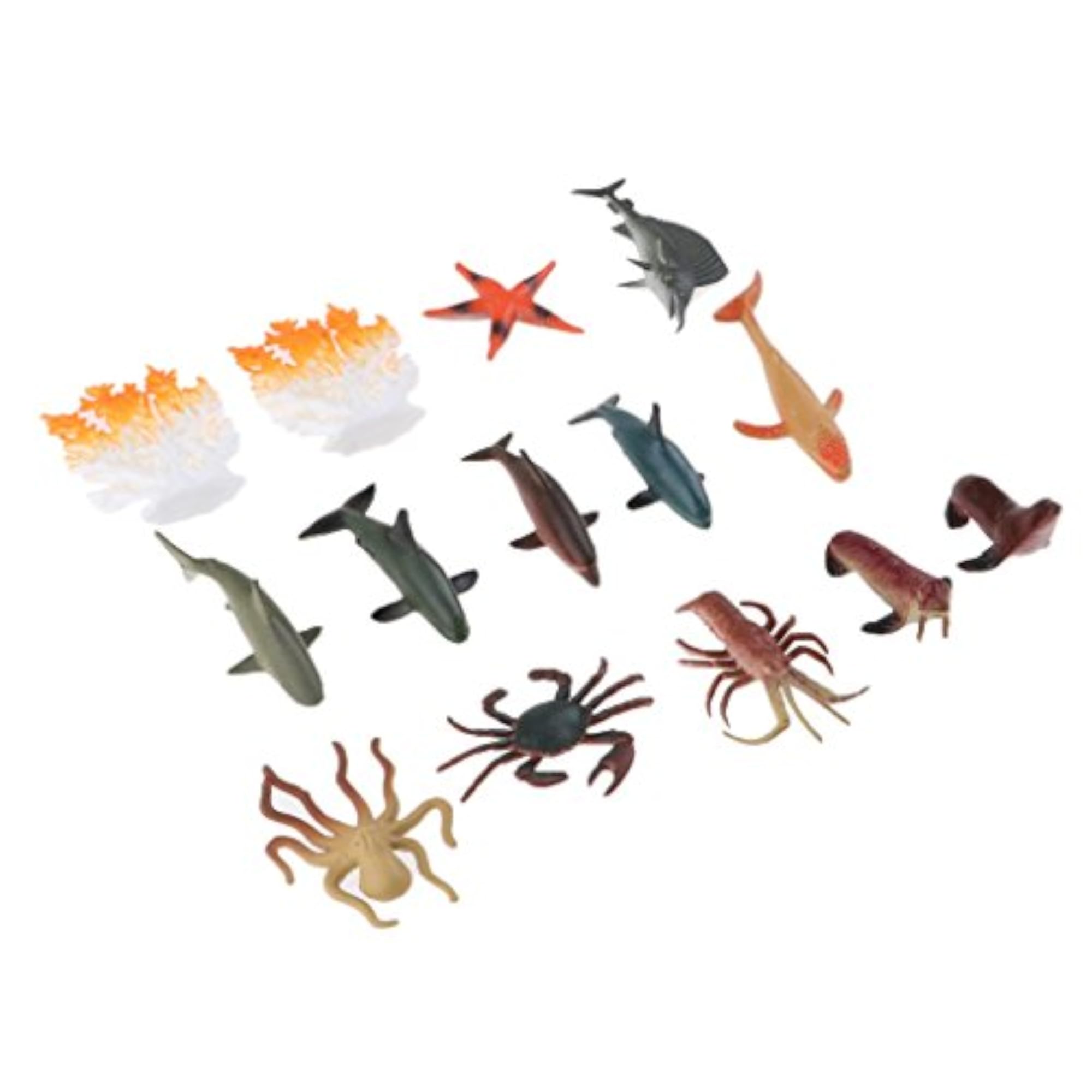 Miniature Sea Animal Action Figure Playset