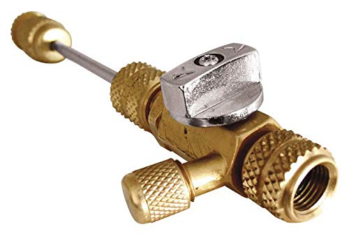 CPS TLVCS410A 5/16" FM x 1/4" SAE M Valve Core Remover/Installer Tool w/ 1/4" M Side Port