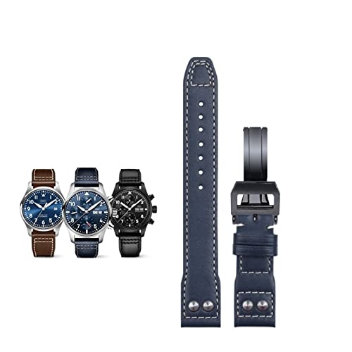 Bracelet de montre rivets 20mm pour remplacer le bracelet usé de votre IWC