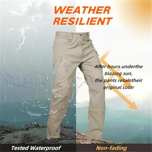 Rugstor Flexcamo - Tactical Waterproof Pants Tactical Pants for Men Quick Dry Tactical Pant Lightweight Waterproof4