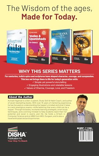 Image of Best Of Disha Wisdom Series: Boxset of 4 books containing Stories & Learnings from the Ramayana, Mahabharata, Bhagvad Gita, Vedas & Upanishads | Student Takeaways & Reflections | Teenagers & Parents