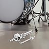 Healeved Single Arm Tom Drum Holder Metal Mount Bracket Short Version Drum Display Stand for Percussion Instruments Assorted style #3