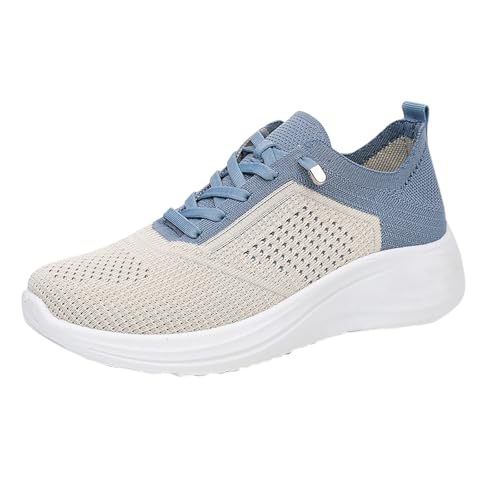 Baskets athlétiques respirantes et chaussures de marche en tricot