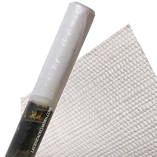 Suinga MALLA ANTIHIERBAS blanco 2 x 100 m, 105 gr/m2. Evita la presencia de las malas hierbas en la superficie del suelo.