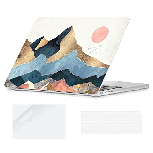 Funda para MacBook Air M2 13,6" carcasa de plástico con protector de pantalla y teclado Hill