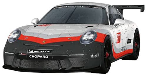 Puzzle 3D 108 pièces Porsche 911 GT3 Cup avec grille Ravensburger France - vue 6
