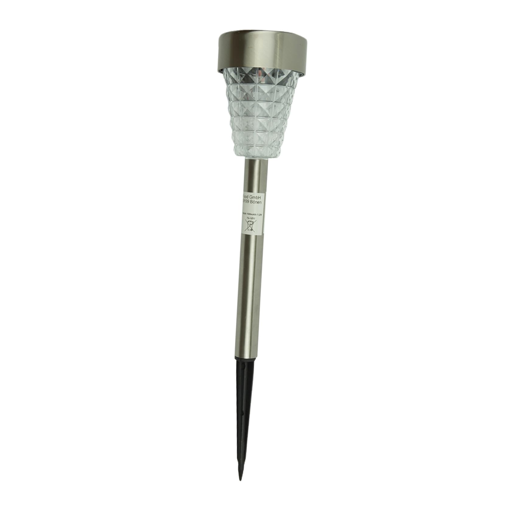1pc Outdoor Led Solar Garden Lamp Shape Design Automatic Light Control Plug-in Installation for Landscape and Pathway Decor