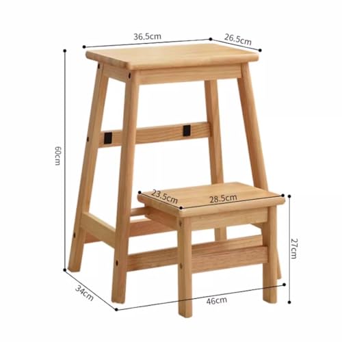 Taburete plegable y escalón estable que ahorra espacio en cocinas pequeñas 5