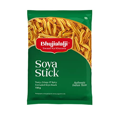 Image of Bhujialalji Chiwda mix (Combo pack of 5) 750g | Mumbaiya bhel | Soya crunch | Punjabi tadka | Soya stick | Rajasthani Namkeen | indian Spices | Indian Tea Time Fresh & Mixture | Ready to eat.
