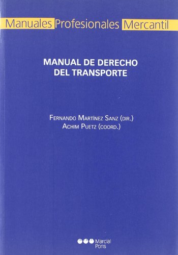 Portada de Manual de Derecho de transporte