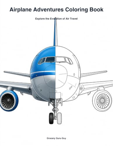 Airplane Adventures Coloring Book: Explore the Evolution of Air Travel image 2