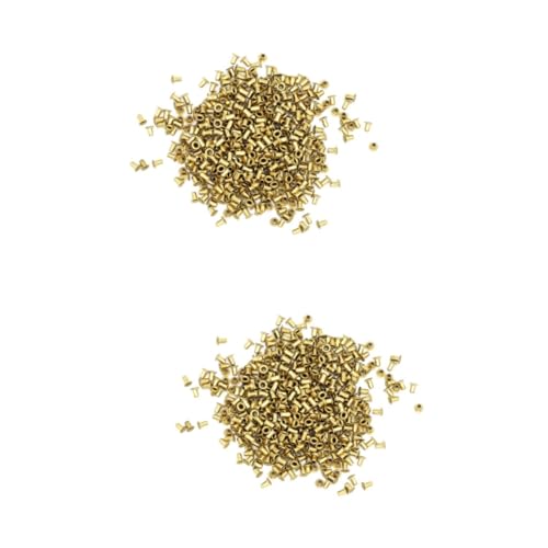 DIYEAH 2 Series Herramienta Colmena Números Recortes Ojales De Apicultura Herramientas De Apicultura Suministros De Miel De Abeja Herramienta De Apicultura Arandelas Golden 1000 Piezas*2