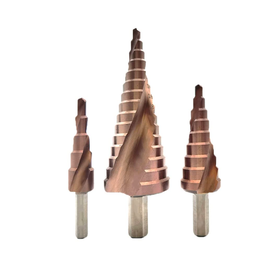 1pcs m35 cobalt grad per trapano bit di trapano HSS conico conico a spirale groove gambo per acciaio inossidabile,4-32mm