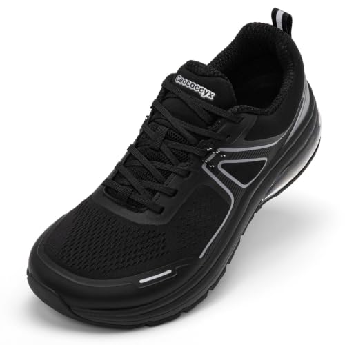 Image of Men's Wide Width Walking Shoes - Wide Toe Box Cushion Sneakers | Male Cross Training Shoes Breathable Mesh Support, Non-Slip Tennis Outsole for Road Running, Gym, Hiking & Daily Foowear