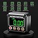 VOLCANOES CLUB Magnetic Digital Angle Finder Protractor Inclinometer - Mini Digital Level Angle Gauge - Fast & Stable Measurement Tool - Backlit Display & Big Number - Woodworking, Construction