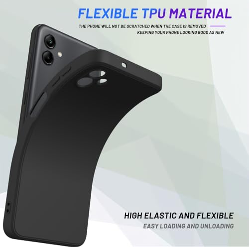 Image of for Samsung Galaxy A05 Case Black, Scratch Resistant with Soft Touch, Slim Thin Phone Cover for Samsung Galaxy A05