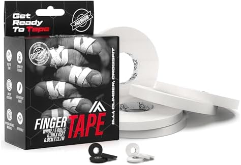 Grappz - Jiu Jitsu BJJ Dedo Cinta Alternativa Compresión Guantes de Agarre V1 - Negro, M